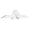 Ekena Millwork Ericson Architectural Grade PVC Gable Bracket, 60"W x 12 1/2"H x 4"D x 4"F, 5/12 Pitch GBP060X13X0404ERI00 - alternate 1